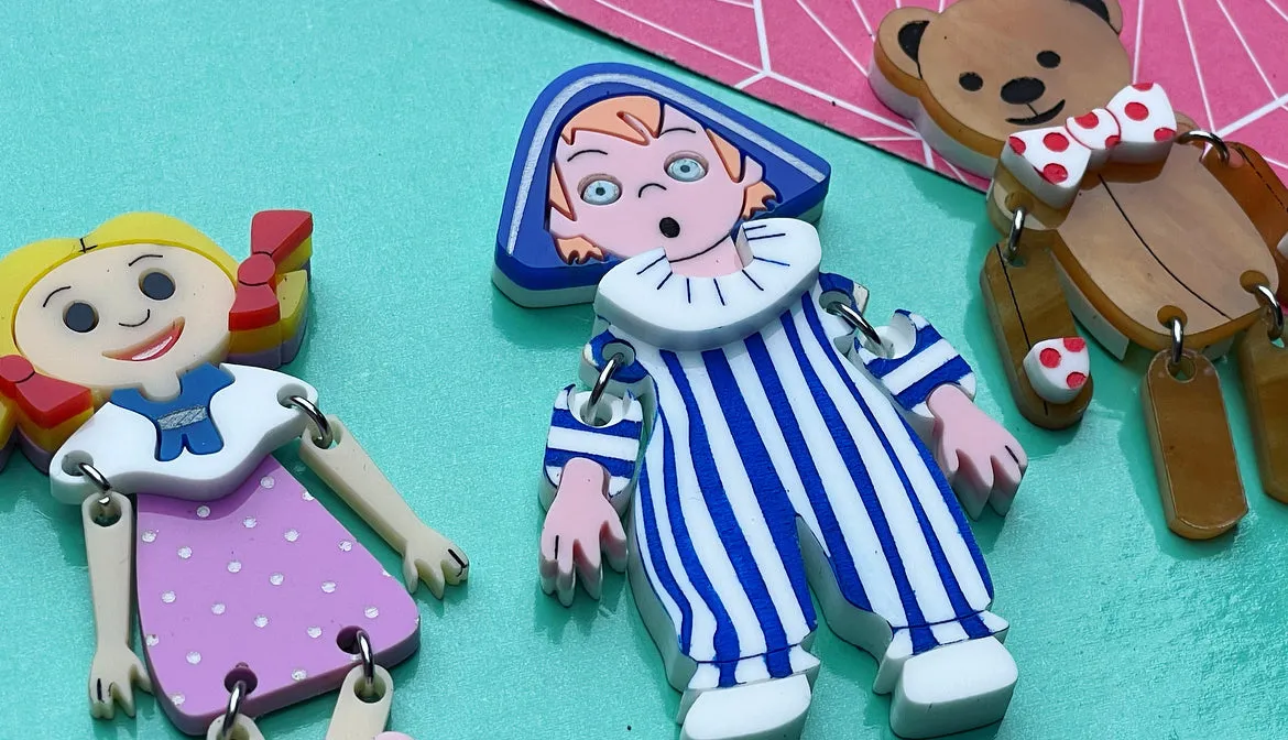 Andy and Friends Brooches