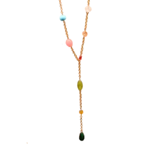 Brass Beaded Necklace