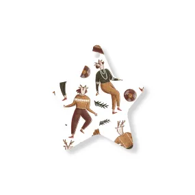 Christmas Decorations DANCE FOR XMAS- Wooden Xmas Star And Fridge Magnet