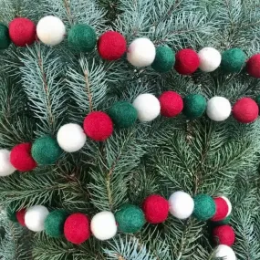 Christmas Felt Garland