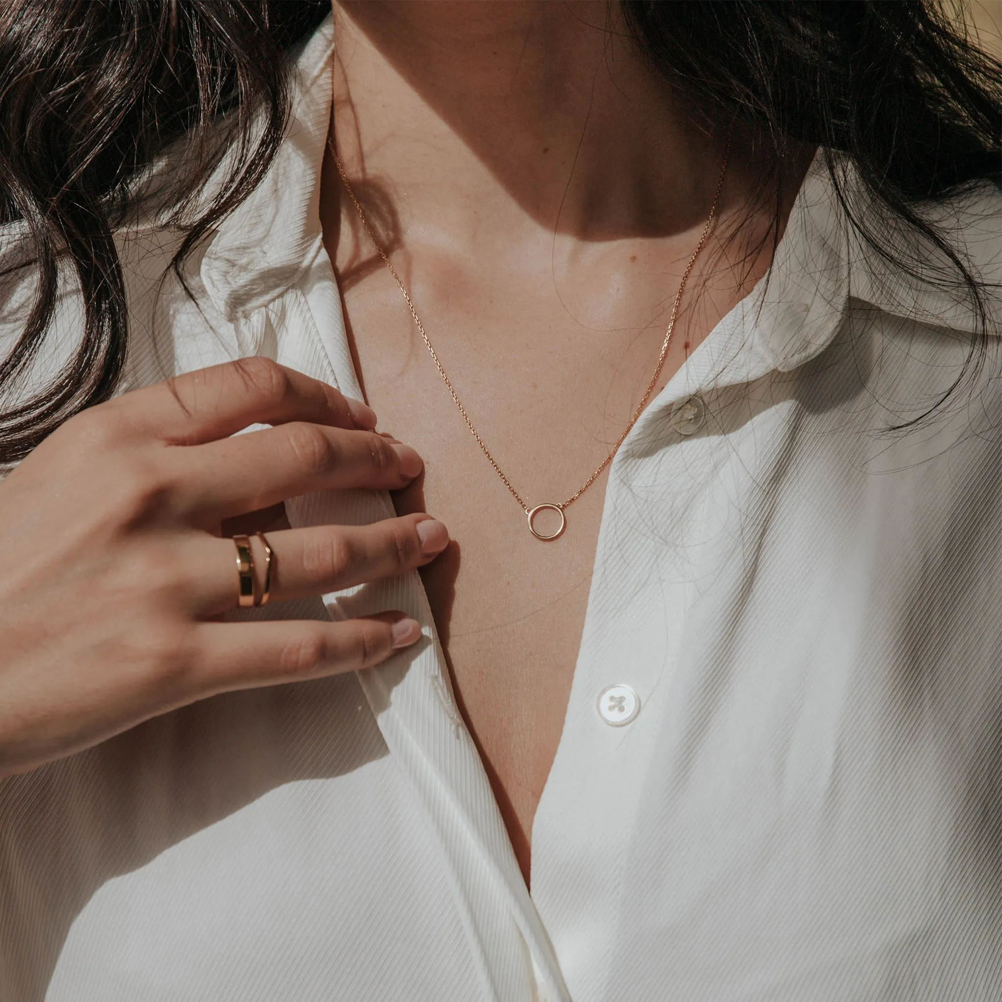 Circle Necklace - Elsa