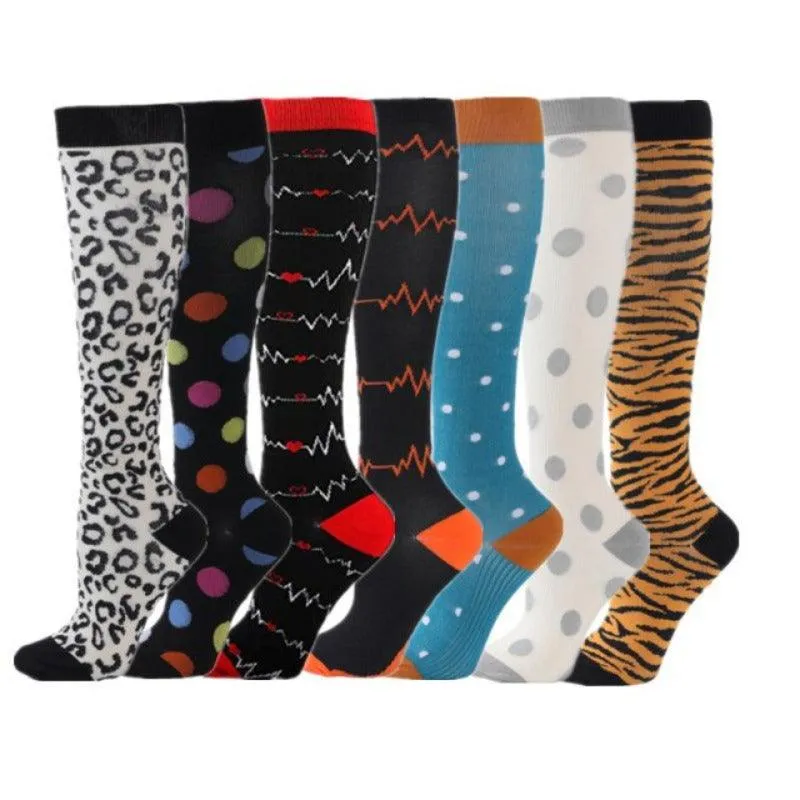 Colorful Compression Stocking For Women (7-Pack)
