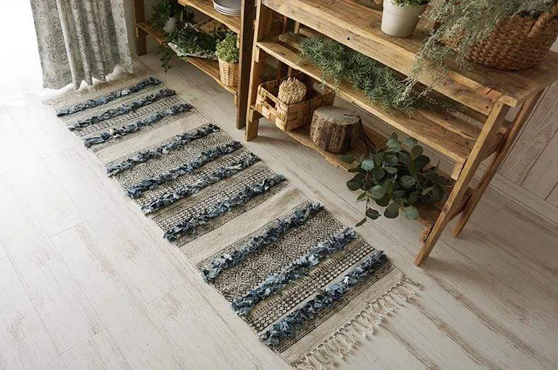 DURBAN - BLOCK PRINTED FLOOR RUNNER