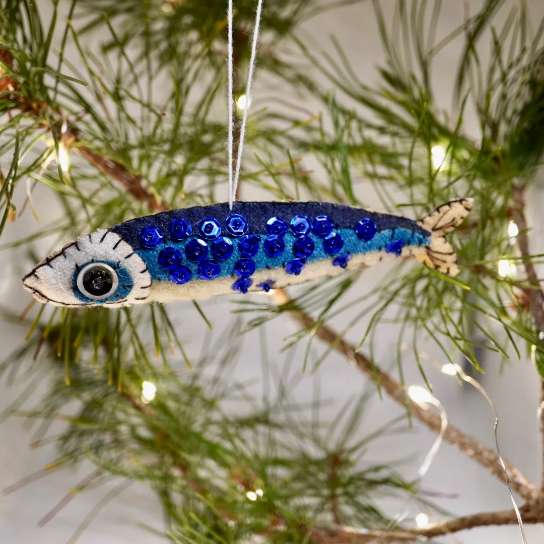 Felt Christmas Mackerel