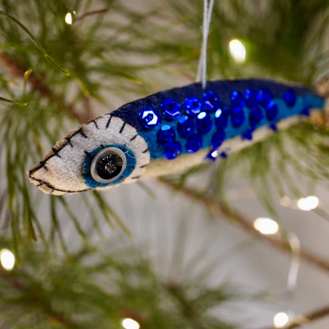 Felt Christmas Mackerel