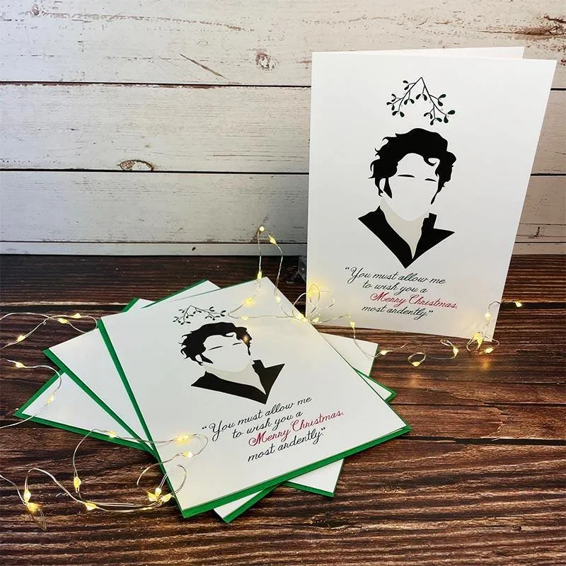 Jane Austen Christmas Cards - A Mr Darcy Christmas
