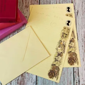 Jane Austen Writing Paper - Regency Border