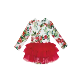 Posh Peanut Beatrix Long Sleeve Tulle Skirt Bodysuit