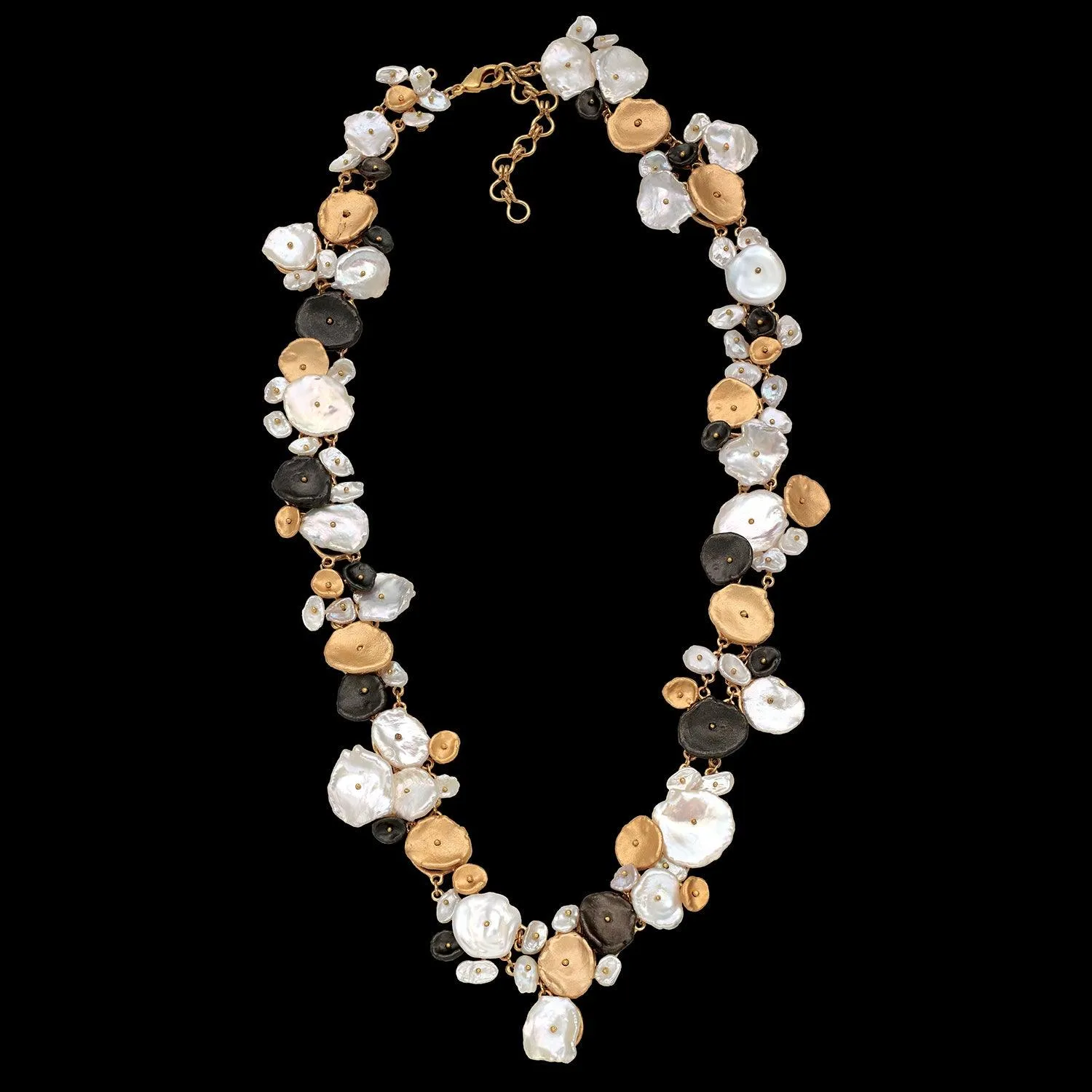 River Pebble Necklace - Contour