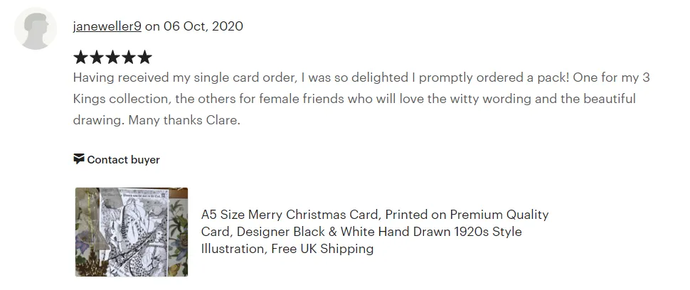 Set of 4 Three Wise Men Christmas Cards