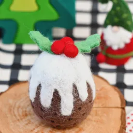 Tara Treasures Felt Christmas Pudding - Tall