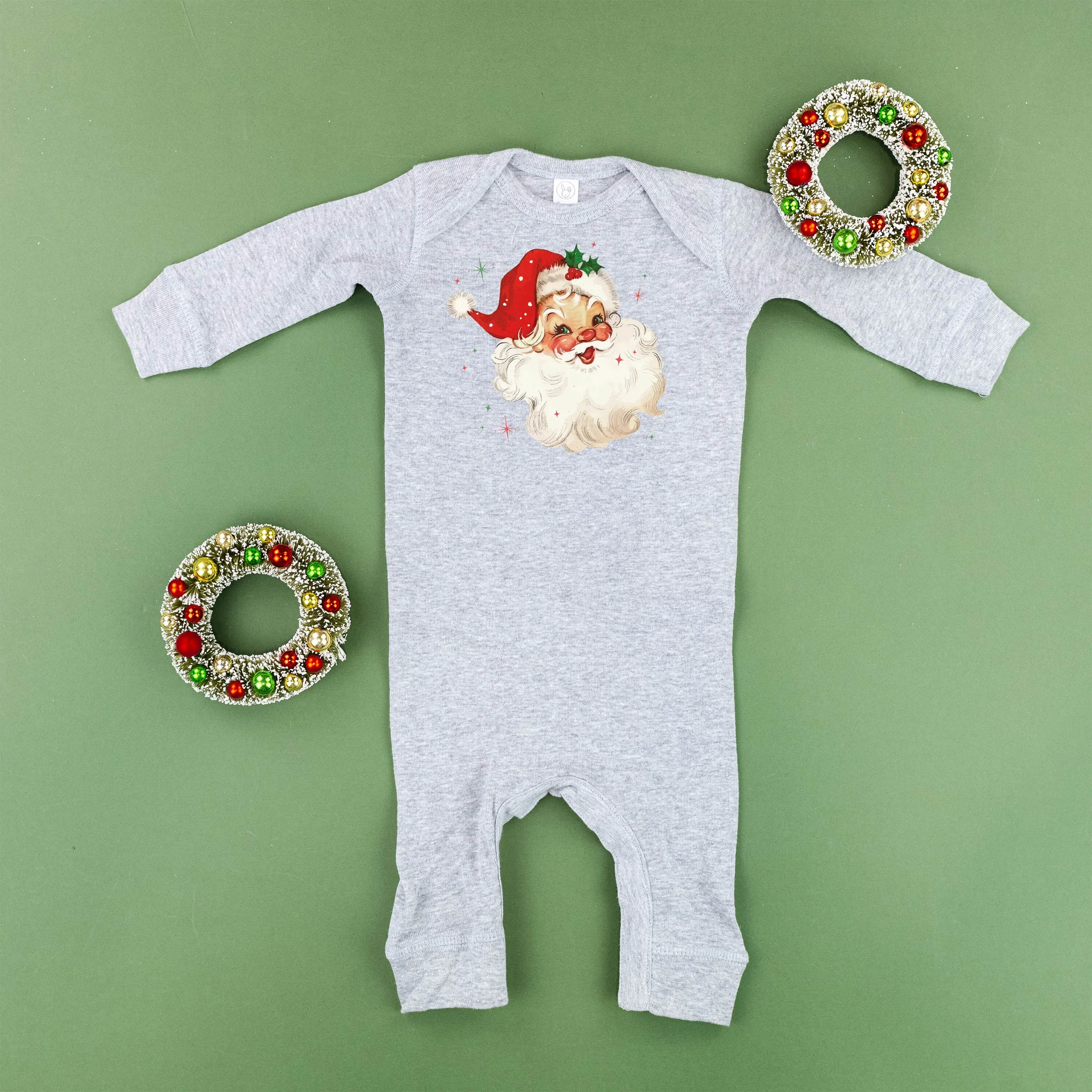 Watercolor Santa - Baby Sleeper