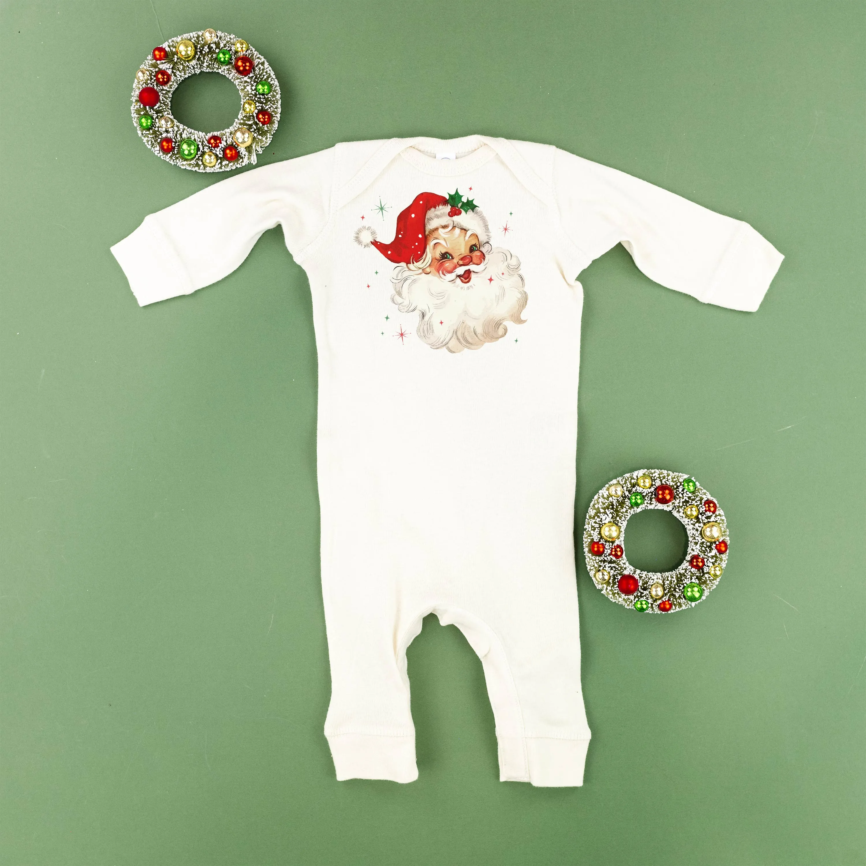 Watercolor Santa - Baby Sleeper