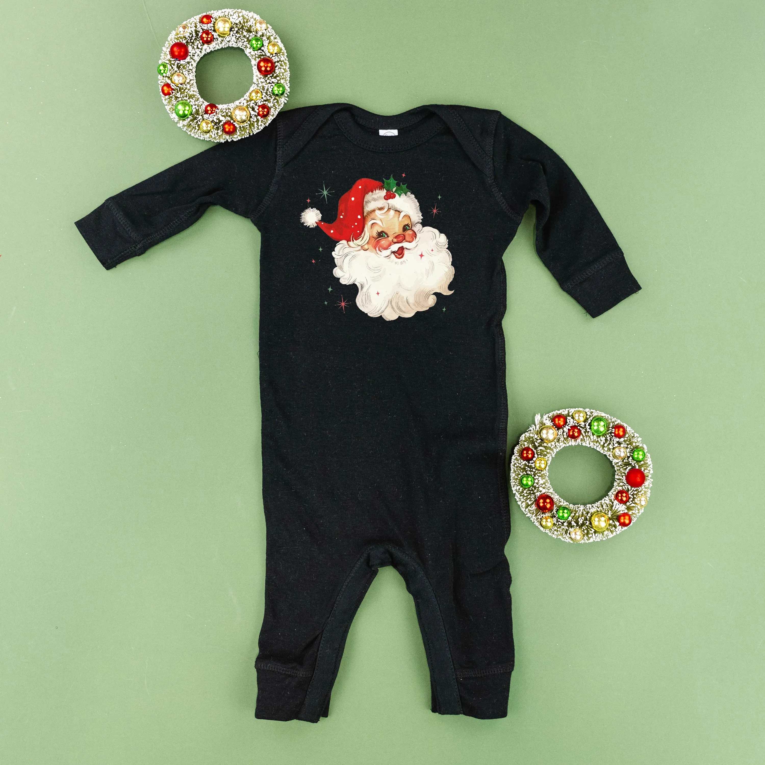 Watercolor Santa - Baby Sleeper