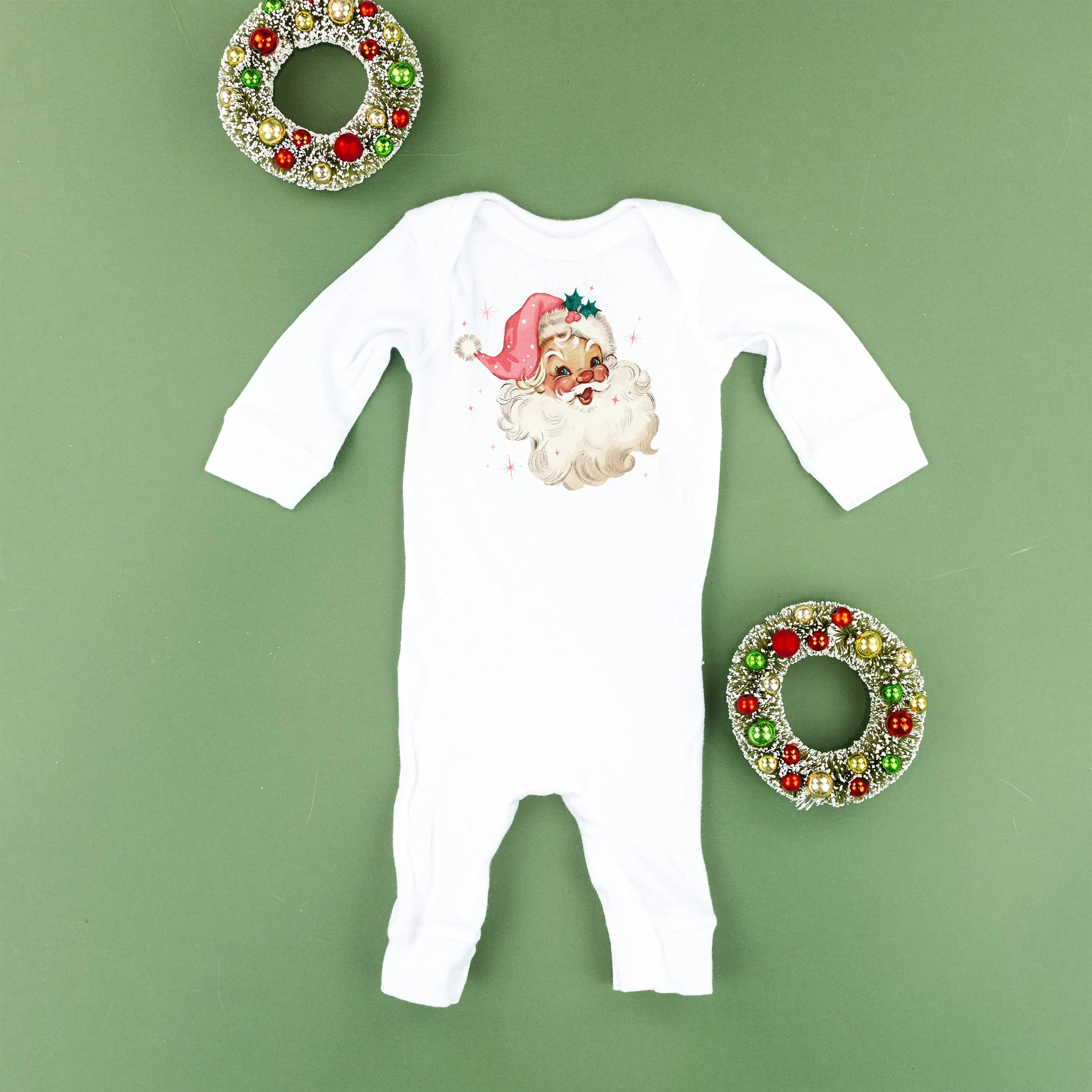 Watercolor Santa - Baby Sleeper